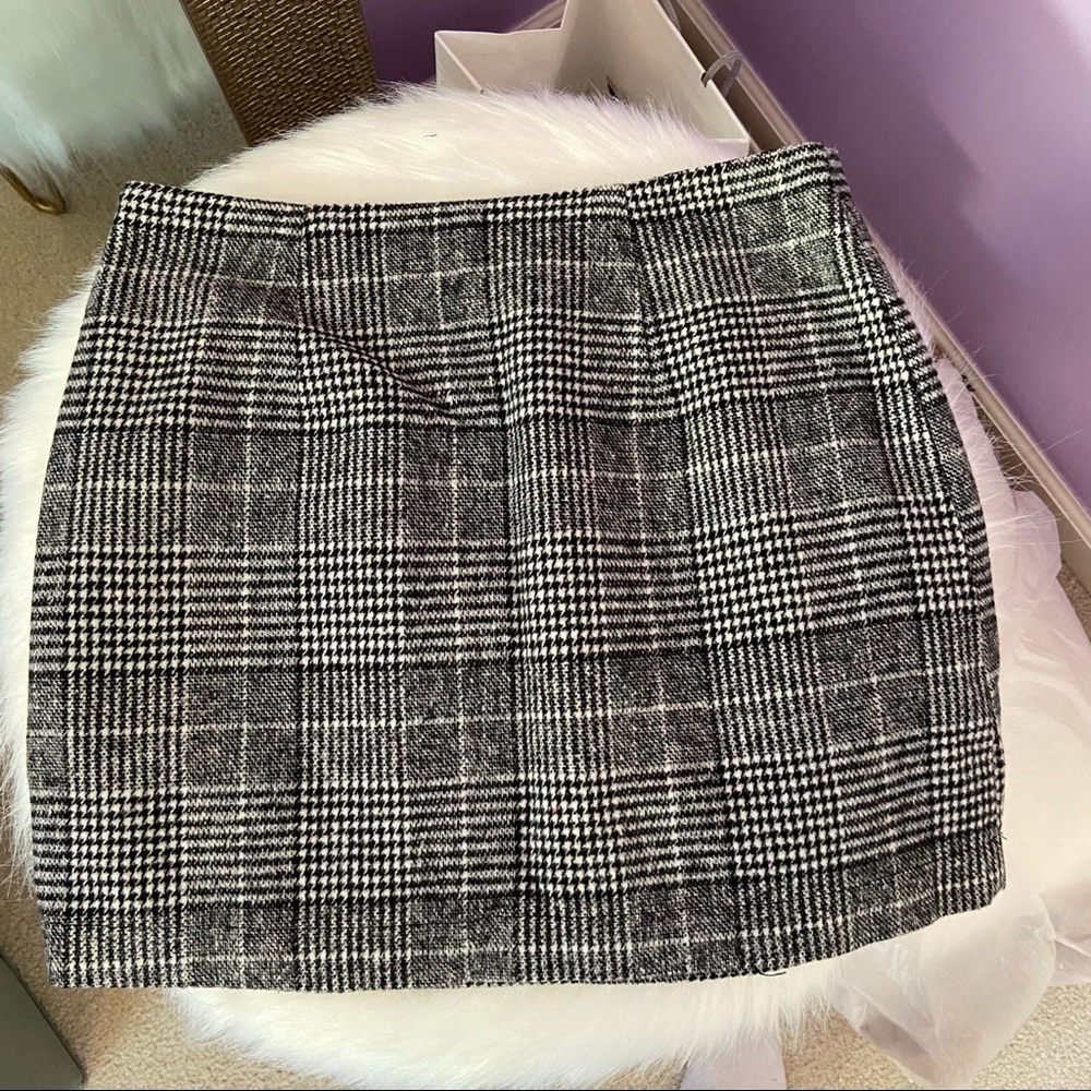 Forever 21 Pencil Checkered Skirt